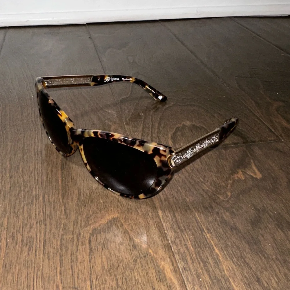 Brighton Tortoiseshell Cat-Eye Sunglasses with Dark Brown Lenses - Picture 2 of 9